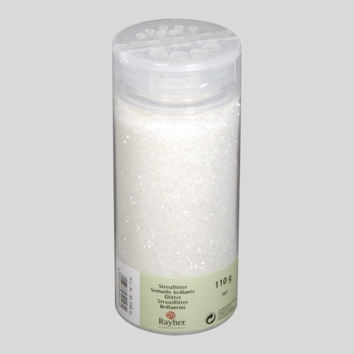 Rayher Glitter PET White 110 g