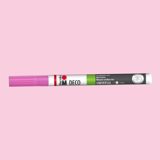 Marabu Deco Painter Acrylmarker Pink – Matt