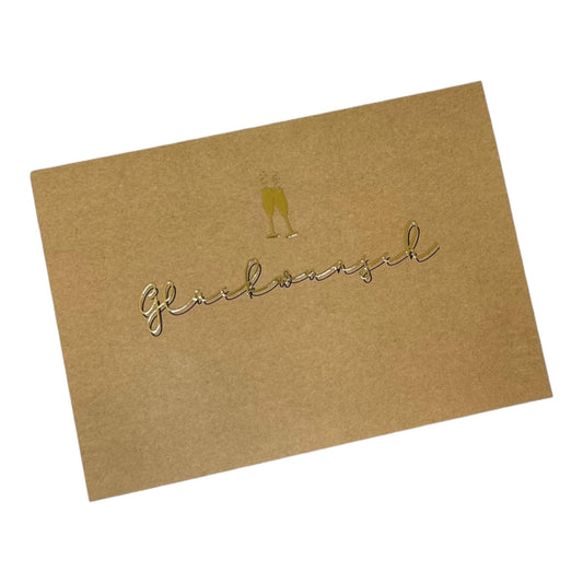 Postcard. Congratulations