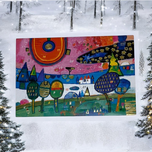 postcard Advent calendar