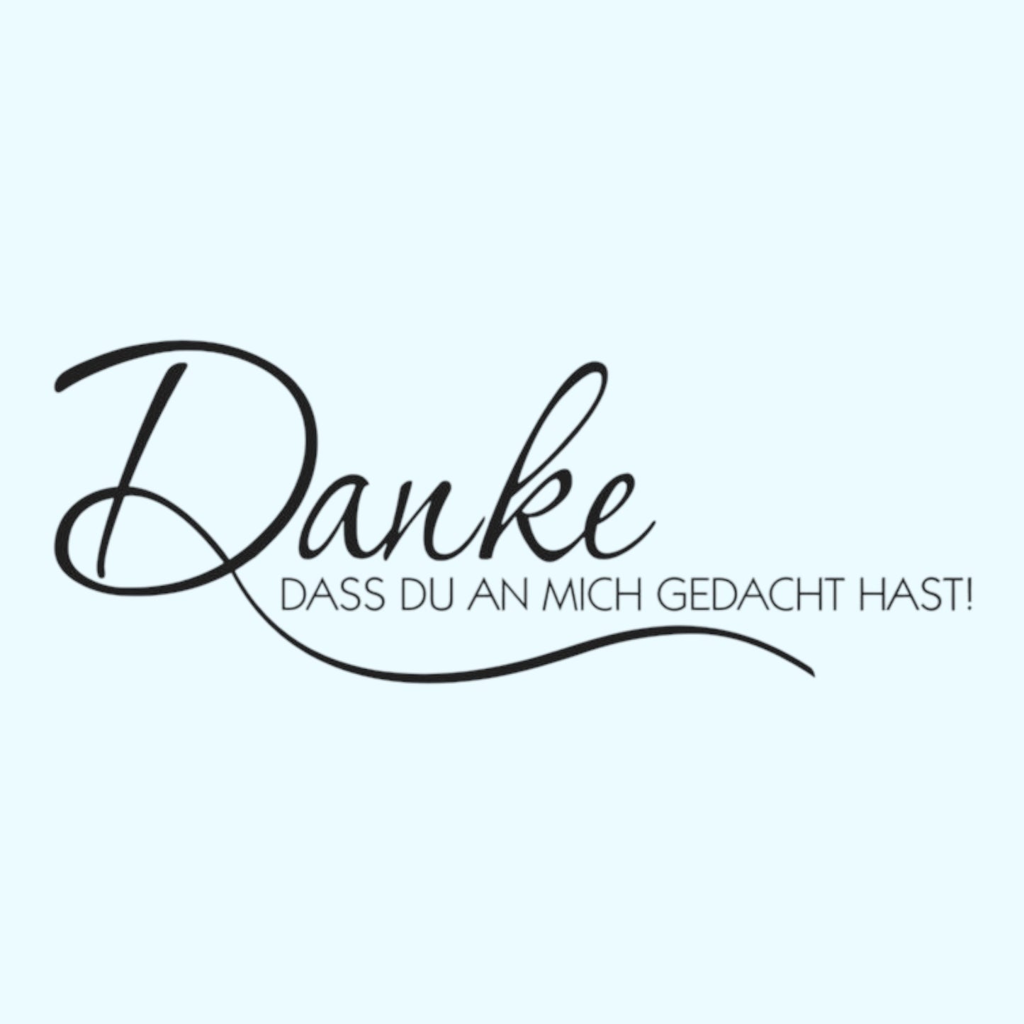 Rayher Holzstempel Danke, dass Du an mich..., 3x7cm