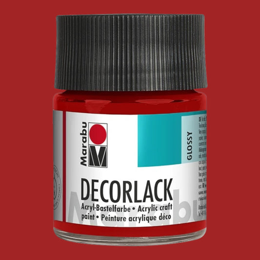 Marabu Decorlack Acryl Glanz Geranie 230