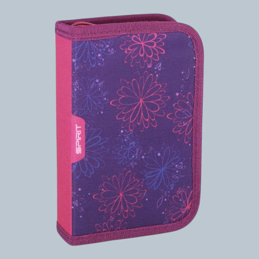 Schüler-Etui ''ABS FLOWERS'', 1-Zipp, 28-tlg