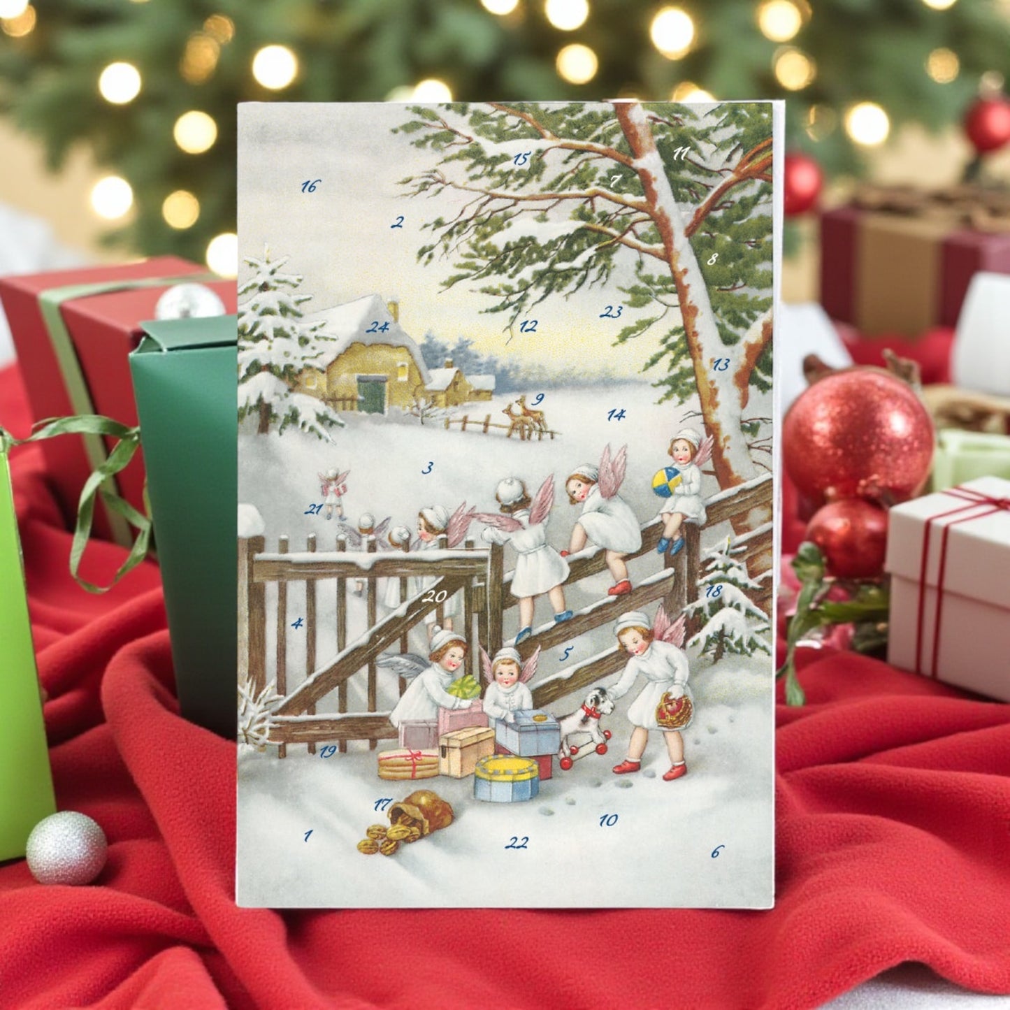 postcard Advent calendar