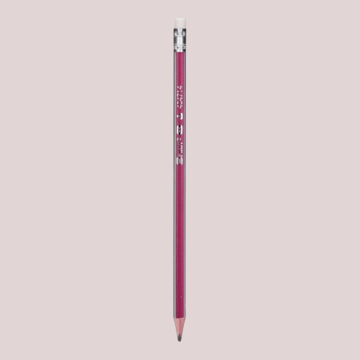 Bleistift Dreikant mit Radiergummi "Matt Triangle"