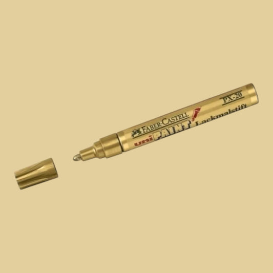 Uni-ball permanent marker PAINT (PX-20), gold