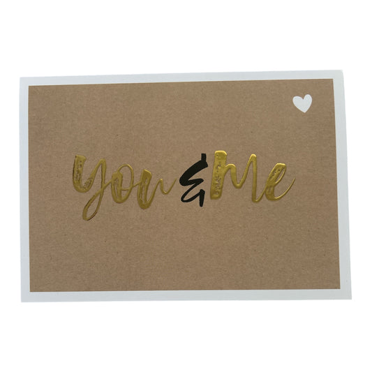 Postkarte you & me