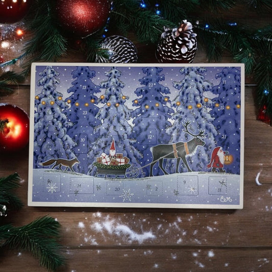 postcard Advent calendar