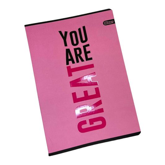 Exercise book A5, softcover, 52 sheets.