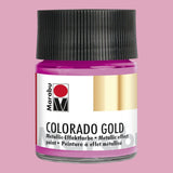 Marabu Colorado Gold Metallic-Effektfarbe, Metallic-Rosa 733