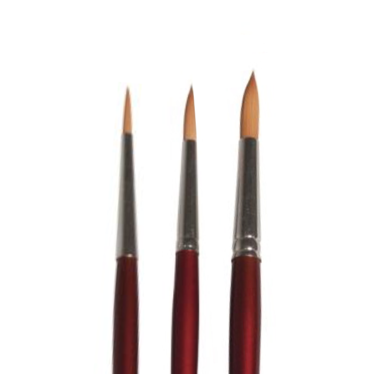 Rayher Brush Set Hobby Creative, FSC 100% -Set with 3 brushes