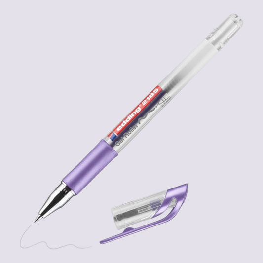 Edding 2185 Gelroller – Violett Metallic, Rollerspitze 0,7 mm