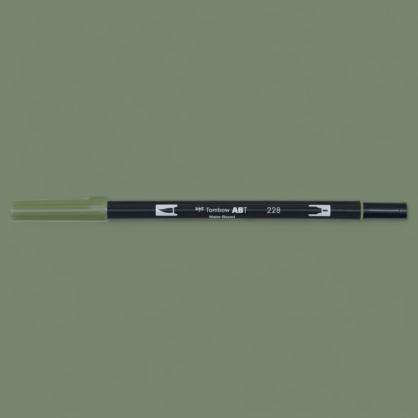 Tombow ABT Dual Brush Pen 228 gray green