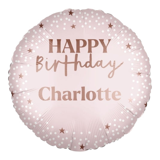 Folienballon Personalisierbarer , Happy Birthday 46cm-18