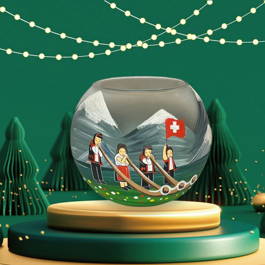 Tealight Holder Alphorn Music