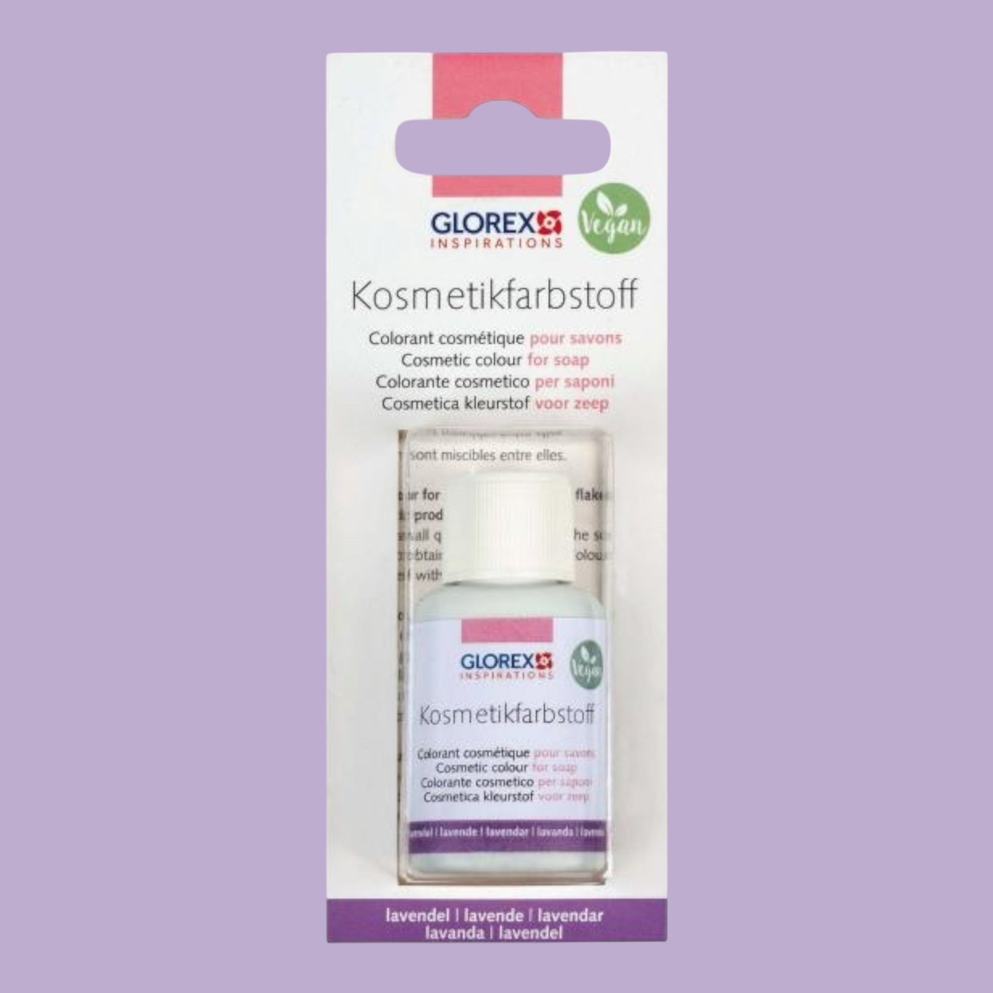 Glorex Kosmetikfarbstoff Lavendel 20 ml