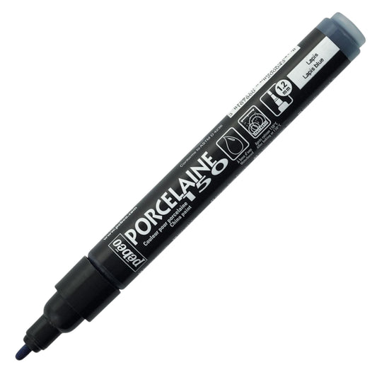 Pebeo Porcelaine 150 Paint Marker - Lapis Blue, Breit