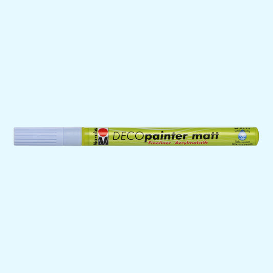 Marabu Deco Painter Acrylmarker Hellblau – Matt