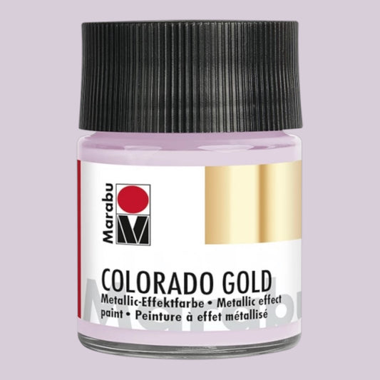 Marabu Colorado Gold Metallic-Effektfarbe , Flieder-Silber 756