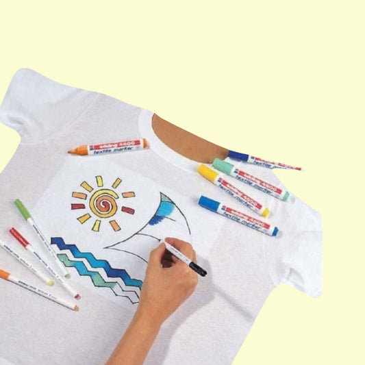 Edding 4500 Textile Marker – 2-3 mm Rundspitze, Neob Gelb