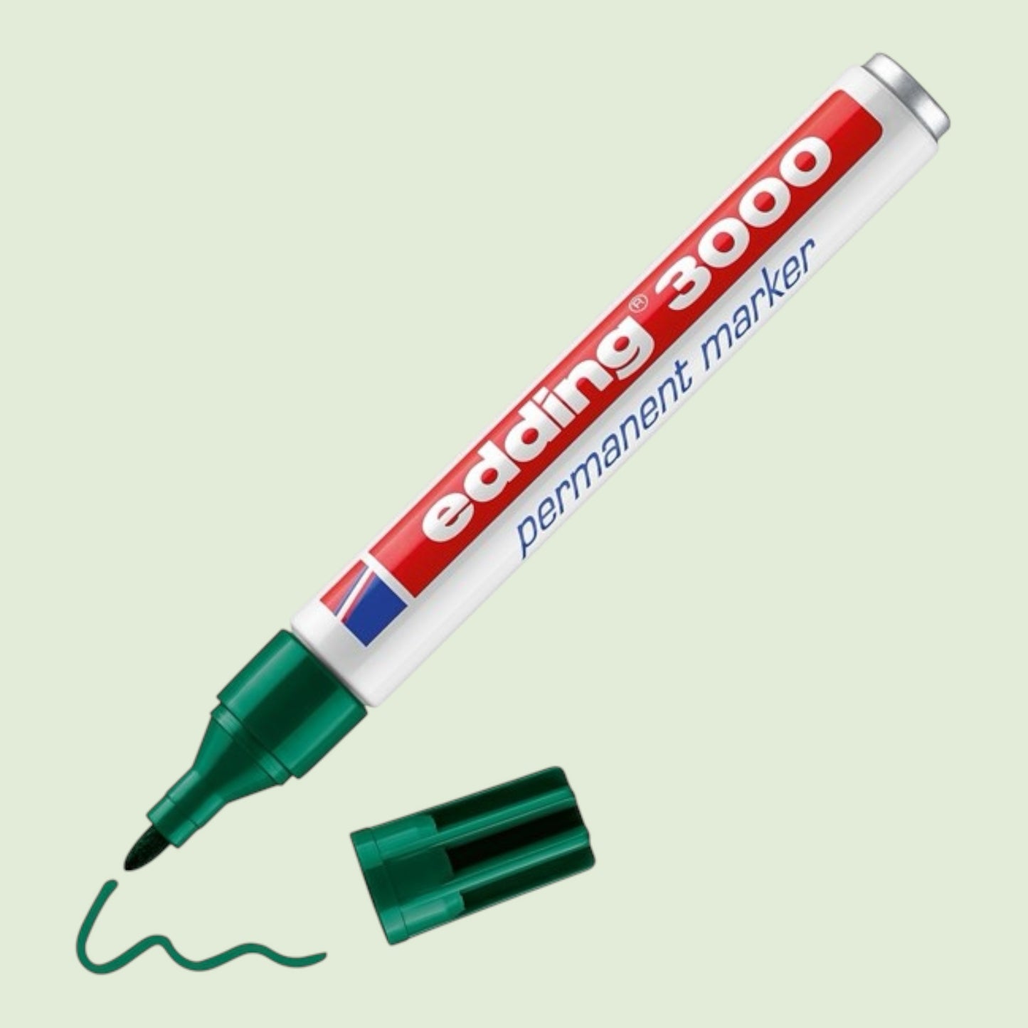Edding 3000 Permanent Marker Green, 1.5–3 mm