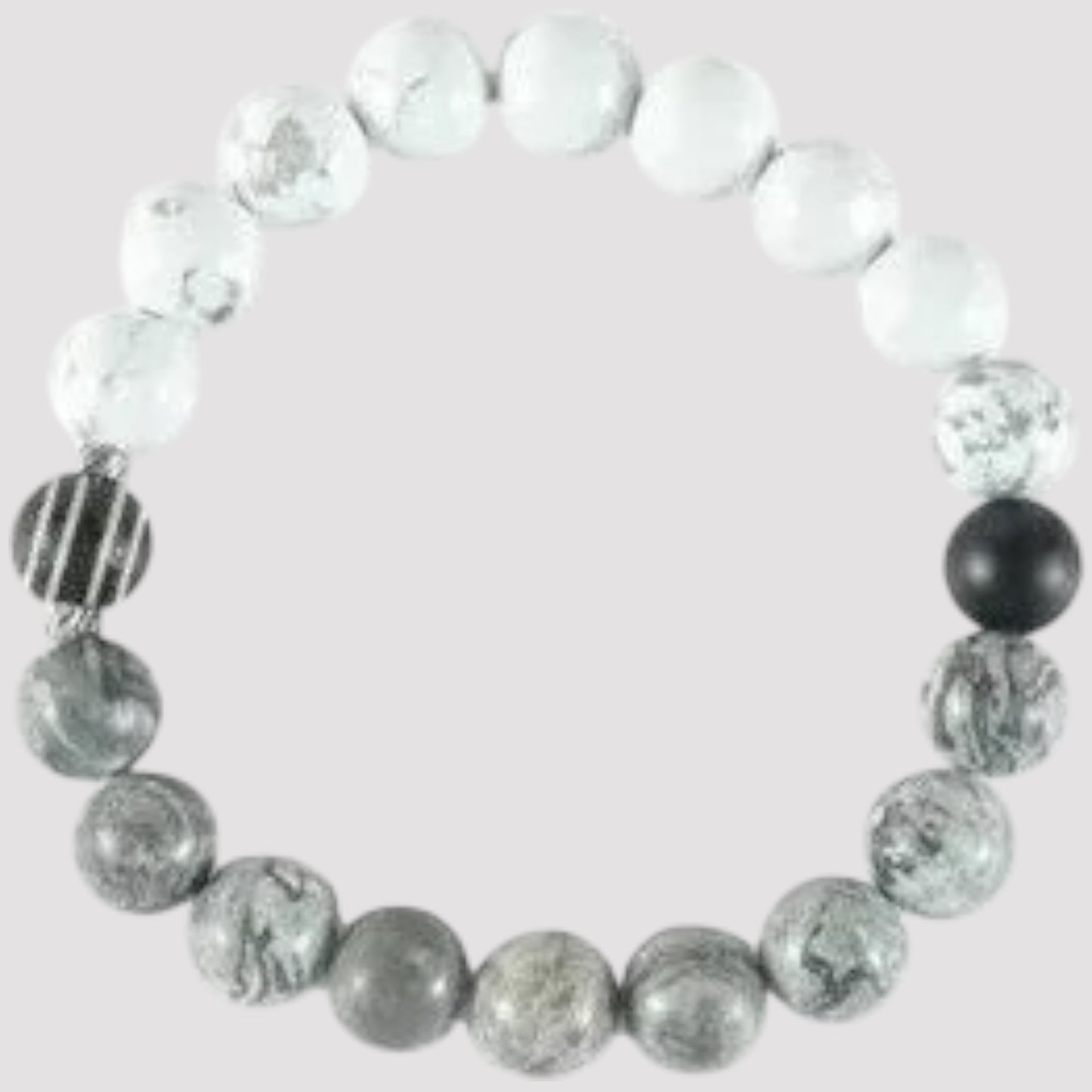 Glorex Armband Natursteine – DIY Set, 10 mm