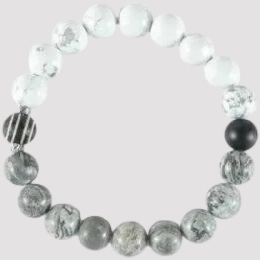 Glorex Armband Natursteine – DIY Set, 10 mm