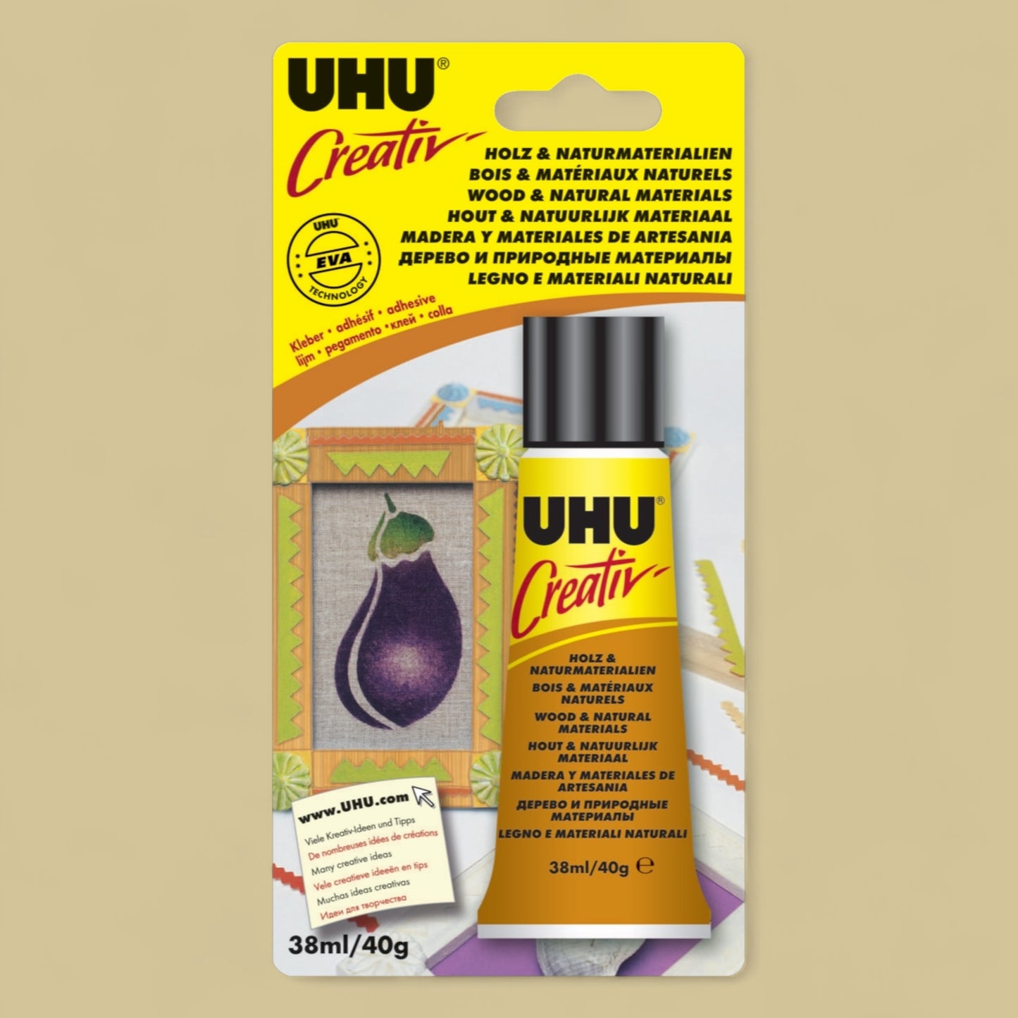UHU Creativ for wood & natural materials. Craft glue