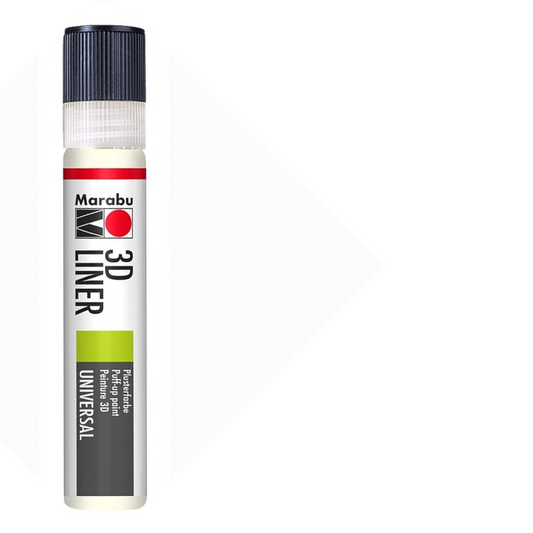 Marabu 3D Liner White 670, 25 ml