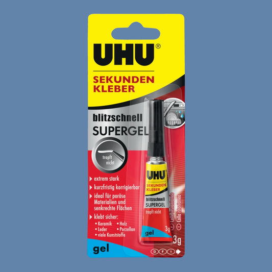 UHU Superglue lightning fast Supergel 3 g