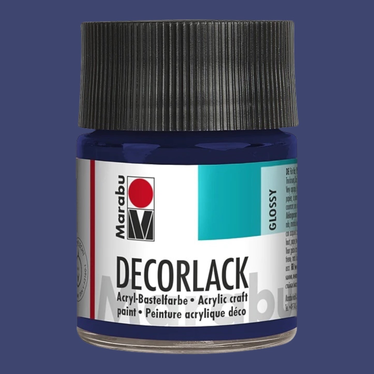 Marabu Decorlack Acryl Glanz Dunkelblau 053