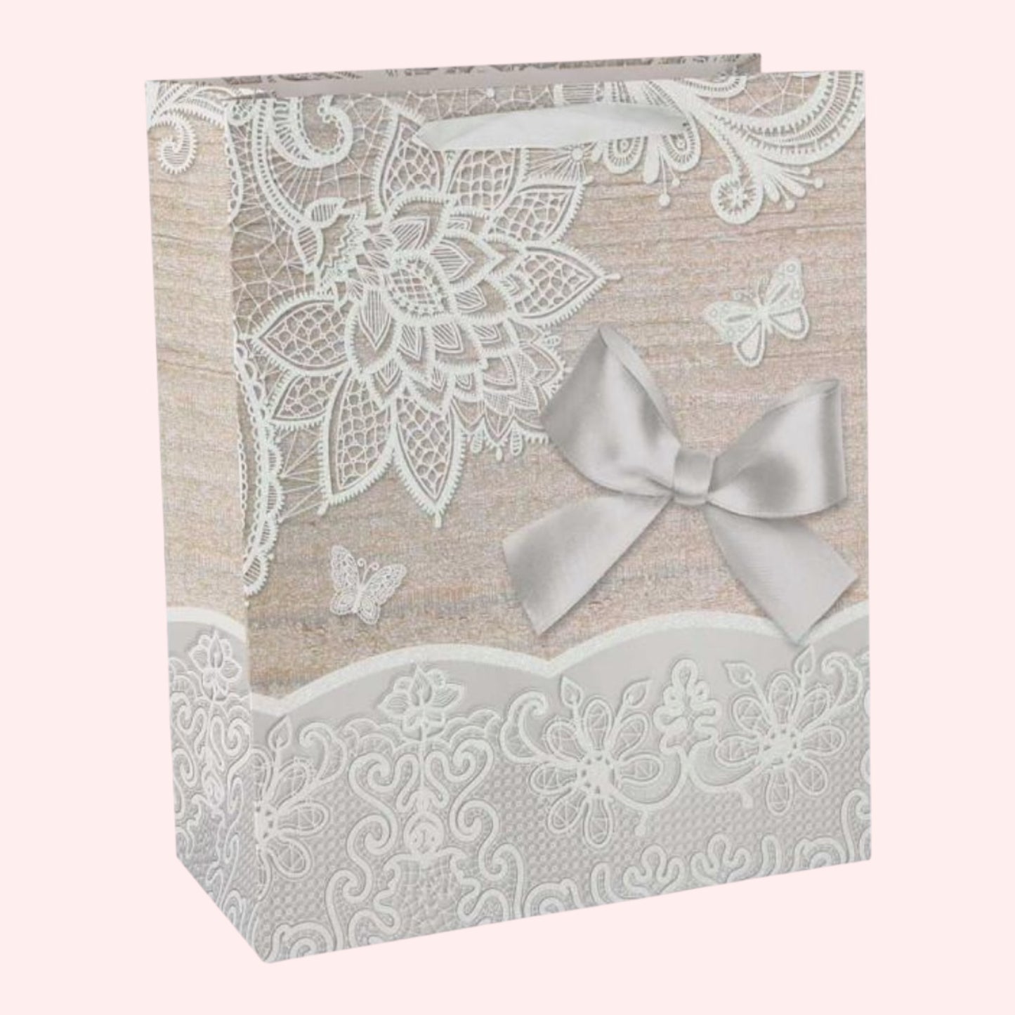 Geschenktasche: Rokoko Rüschen