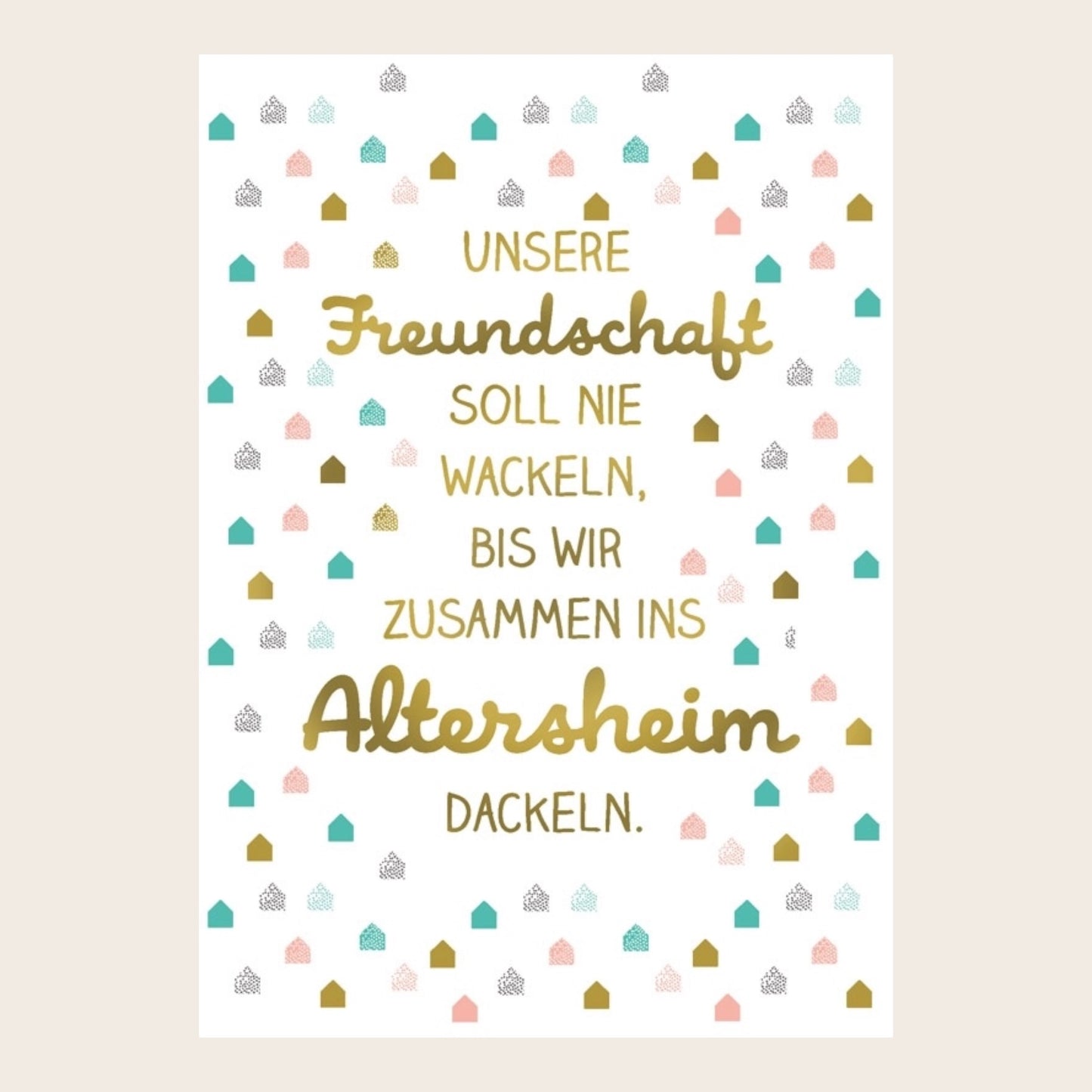 Postcard. Our friendship