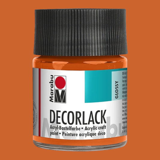 Marabu Decorlack Acryl Glanz Orange 013