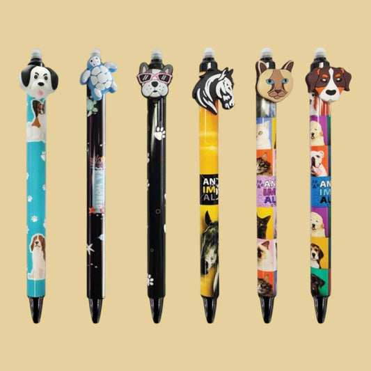 Radierbarer Gelschreiber Animals