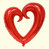 foil balloons heart 91cm