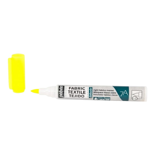 Pébéo Setacolor Stoffmarker 7A – Neongrün, für helle Stoffe