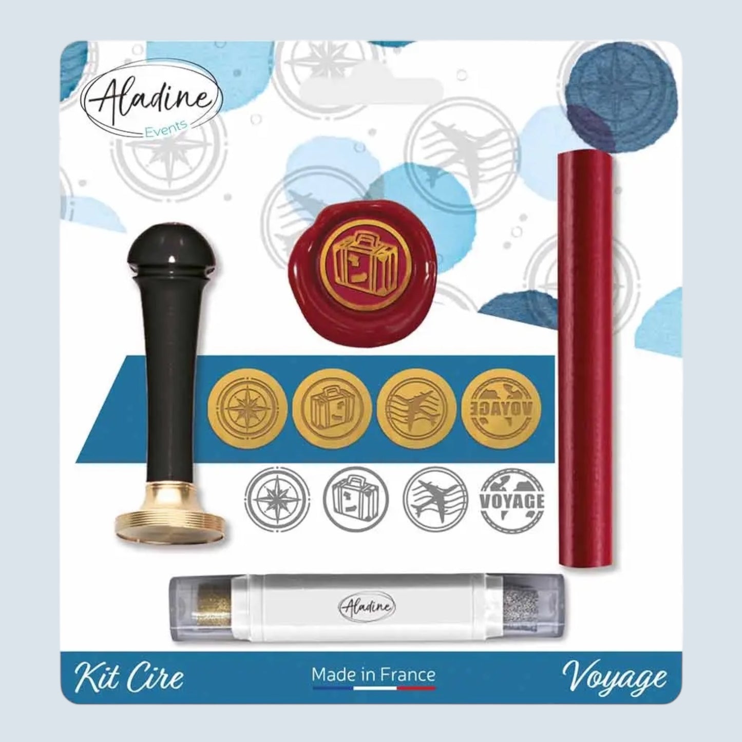 Aladine sealing wax set Voyage