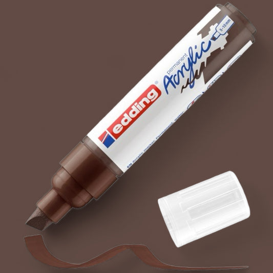 Edding 5000 Acrylmarker schokoladenbraun 907 , Keilspitze 5-10 mm