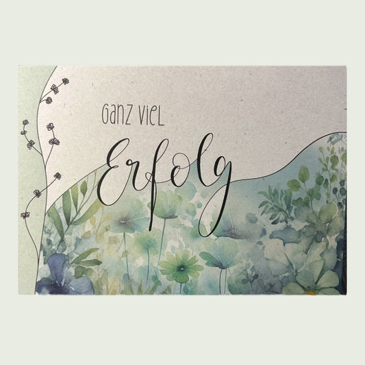 Postkarte „Ganz viel Erfolg“