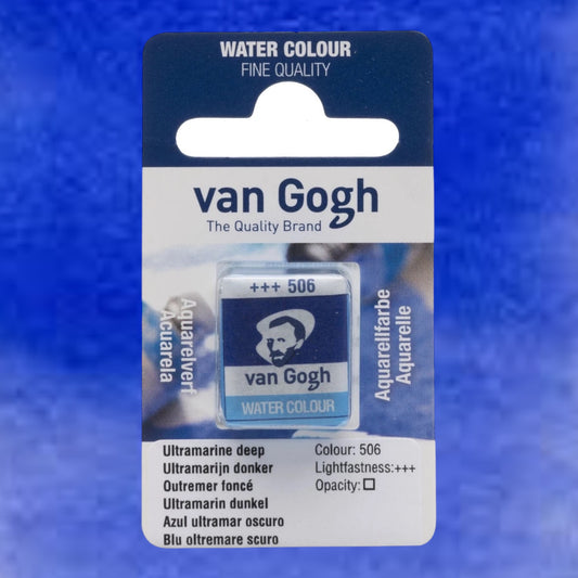 Van Gogh Aquarellfarbe Näpfchen Ultramarin Dunkel 506