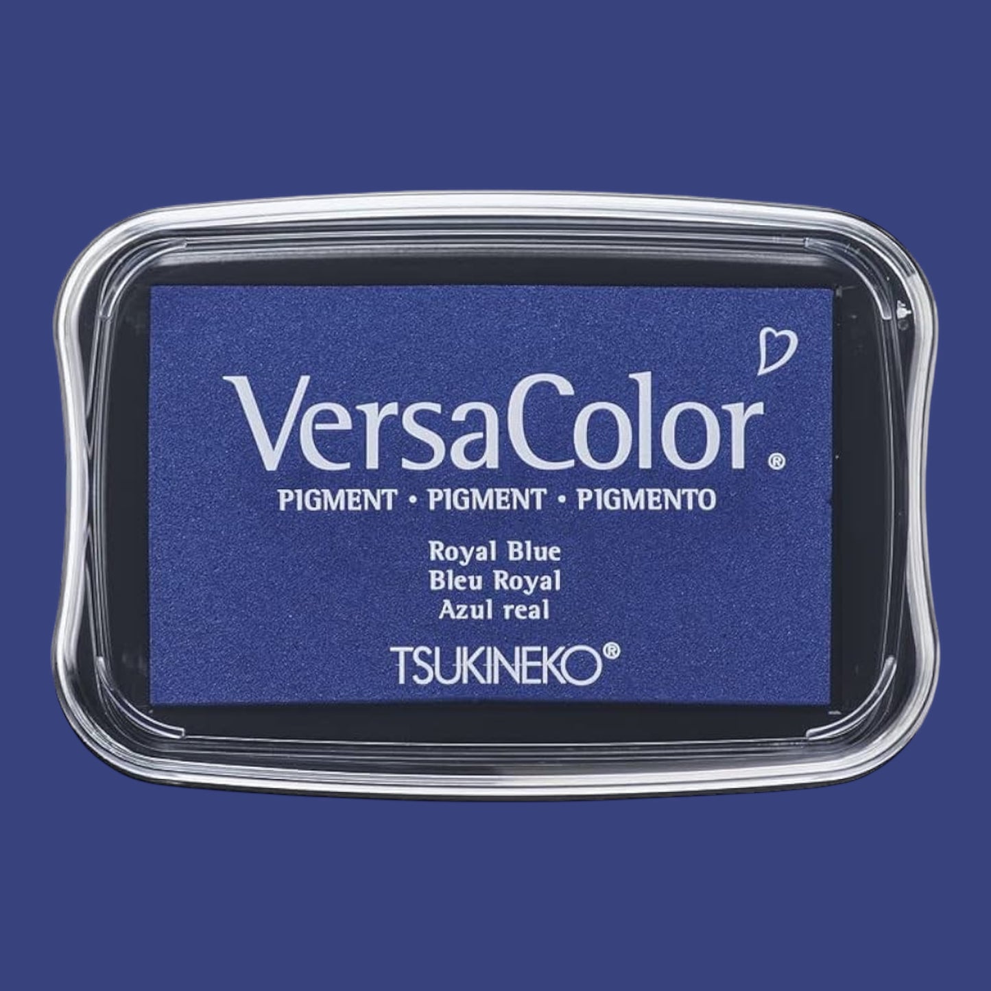 Rayher ink pad Versa Color Pigment-Royal Blue, 9.6x6.3x1.8cm