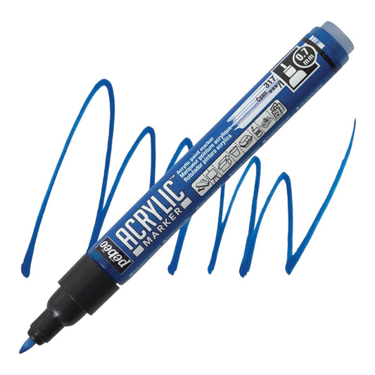 Pébéo Acrylic Marker PT Biseau 4mm Cyan 617