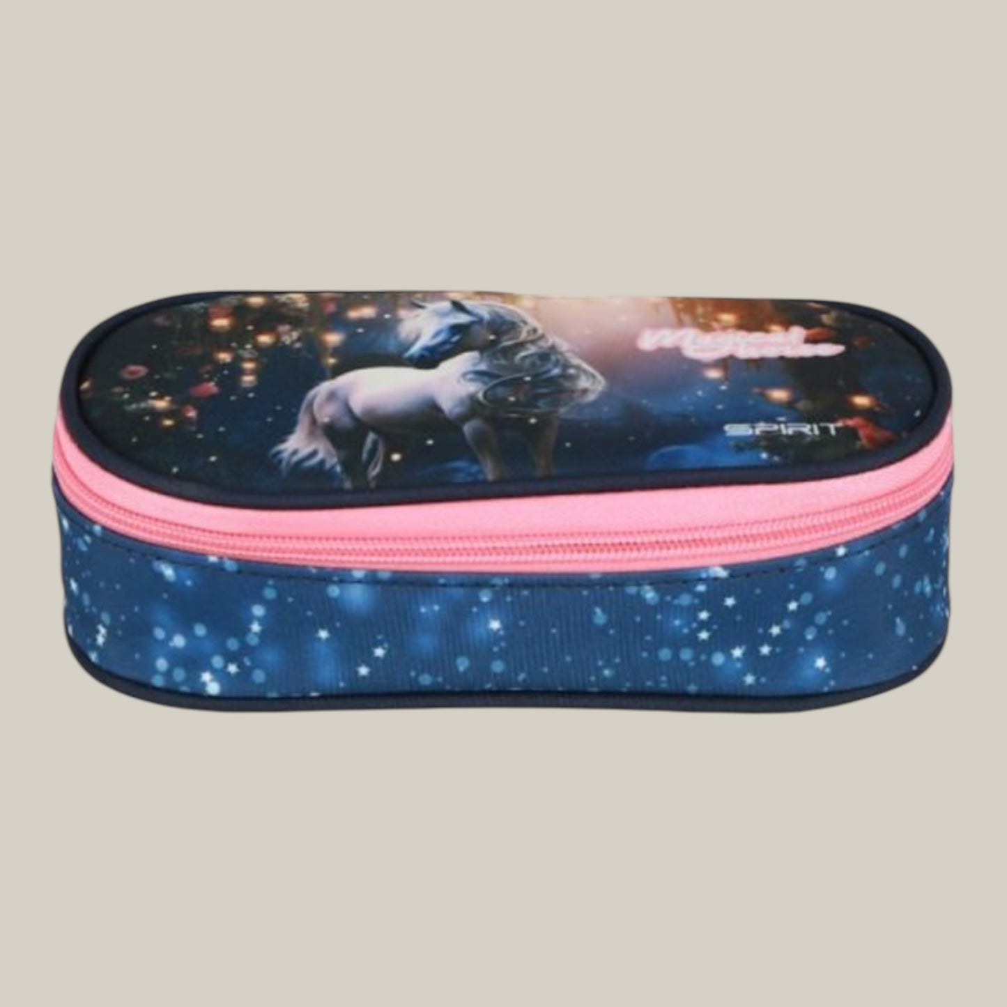 Schuleretuis Leer MY BAG Mini "MAGICAL HORSE", 1-Zip