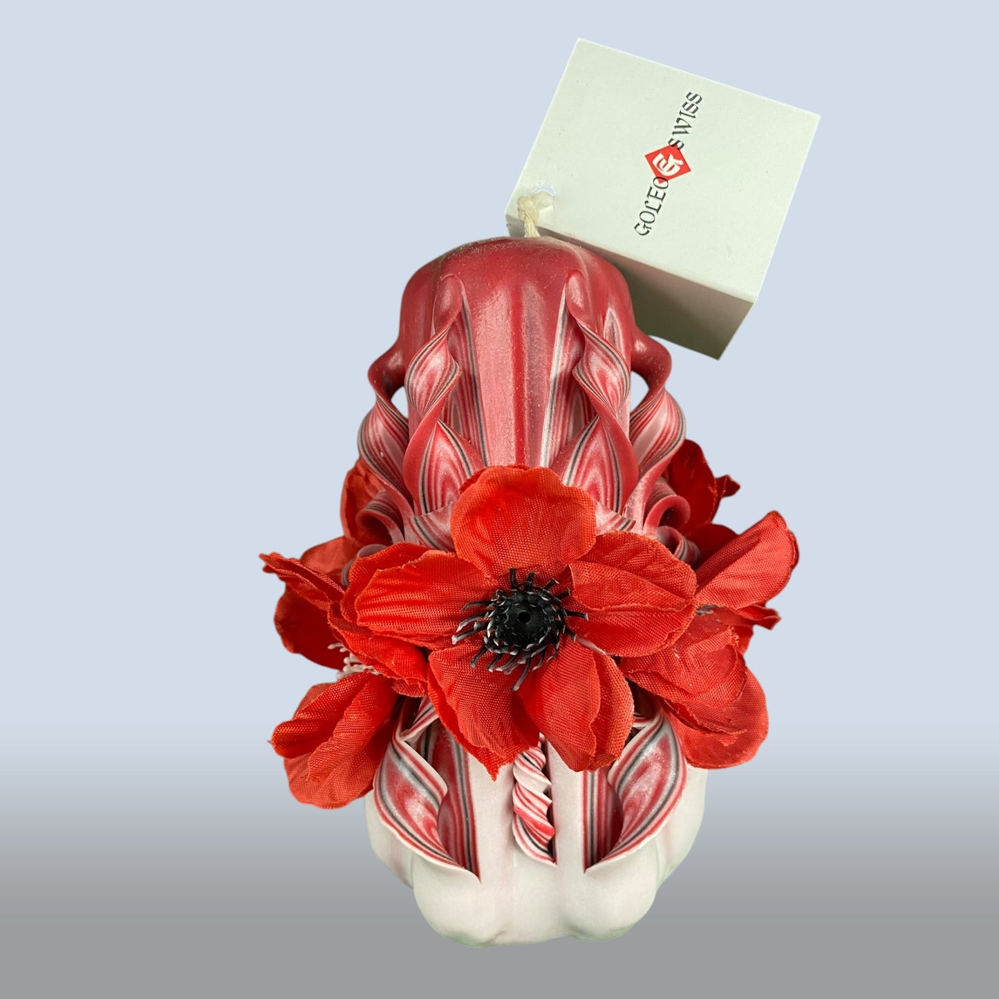 Geschnitzte Kerze Klein - Poppy Grace