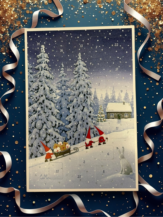 postcard Advent calendar