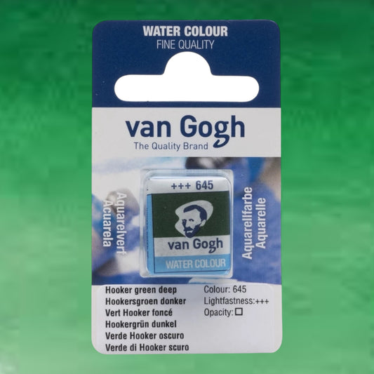 Van Gogh Aquarellfarbe Näpfchen Hookergrün Dunkel 645