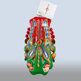 Geschnitzte Kerze Mittel - Winter Berry