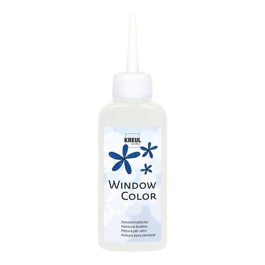 Kreul Window Color Konturenfarbe, 80 ml, Weiß