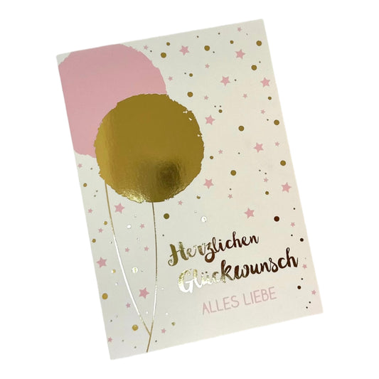 Postcard. Congratulations. All the best.